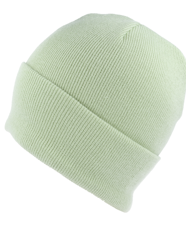 Plain Cotton Knitted Beanie Hat - Woolly Hat