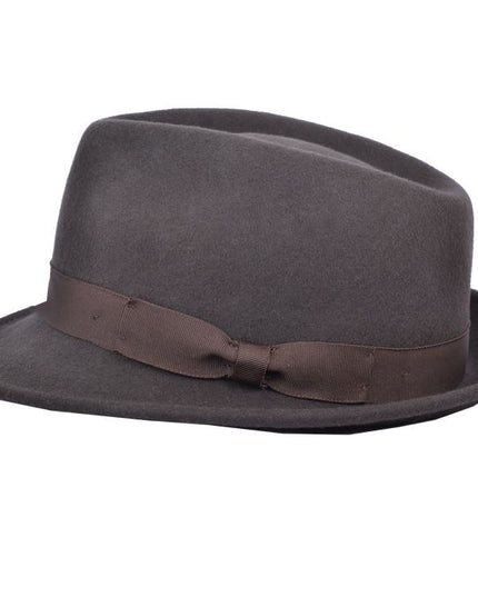 Men Wool Felt Trilby Hat