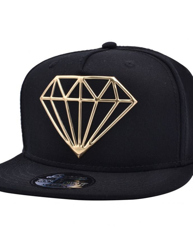 Carbon212 Diamond Logo Hotpress Snapback Cap