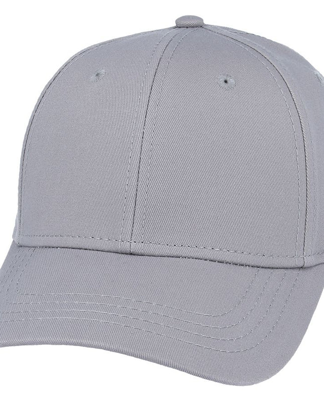 Structured Curved Visor Baseball Cap Six Panel