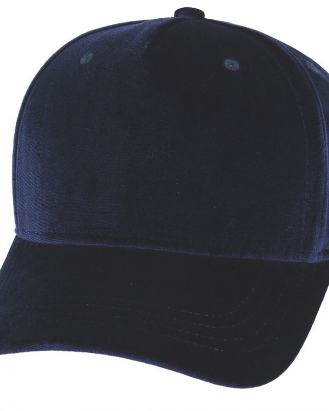 Velvet Baseball Curved Visor Baseball Cap