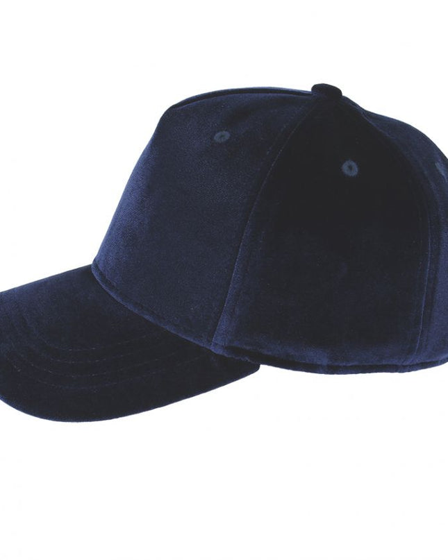 Velvet Baseball Curved Visor Baseball Cap