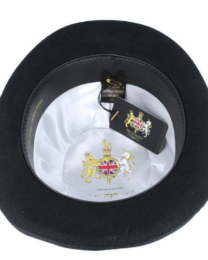 Derby Bowler Hat 100% Wool Felt With Satin Lined
