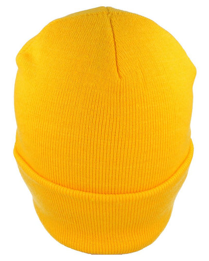 Plain Cotton Knitted Beanie Hat - Woolly Hat