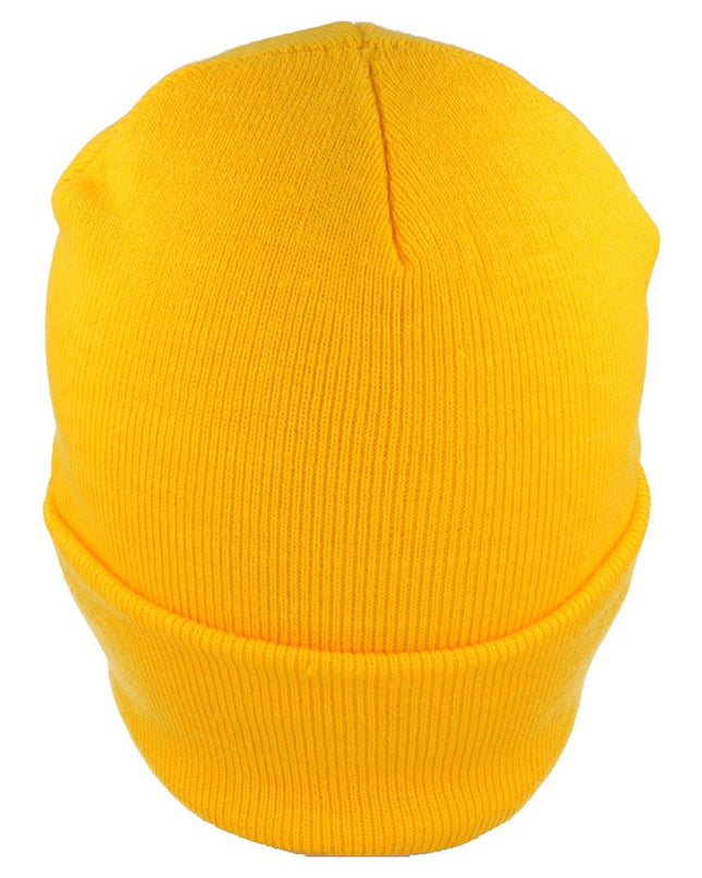 Plain Cotton Knitted Beanie Hat - Woolly Hat