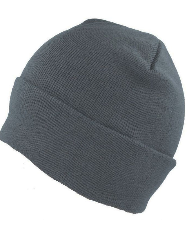 Plain Cotton Knitted Beanie Hat - Woolly Hat