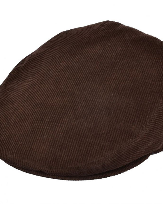 Men Corduroy Flat Cap - Gatsby Cap