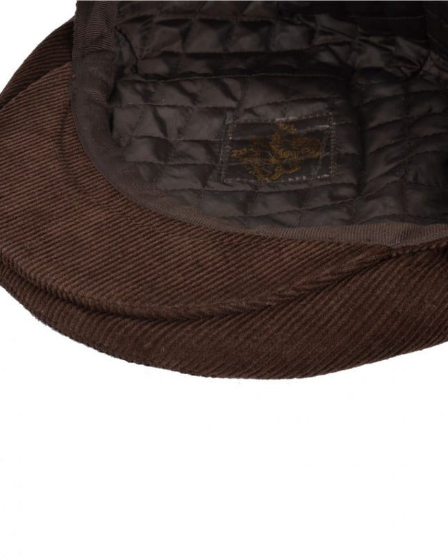 Men Corduroy Flat Cap - Gatsby Cap