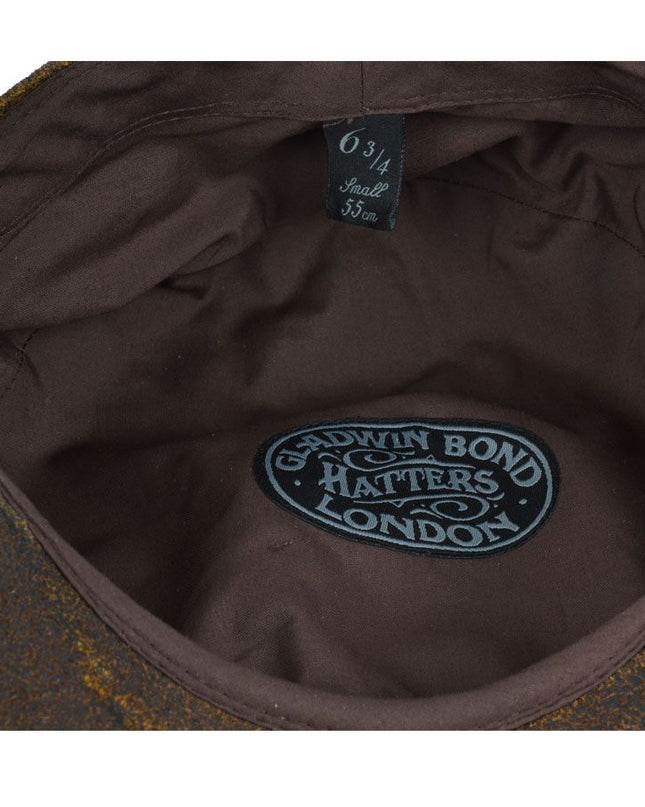 Newsboy Cap 100% Sheepskin Leather 8 Panel Baker Boy Hat
