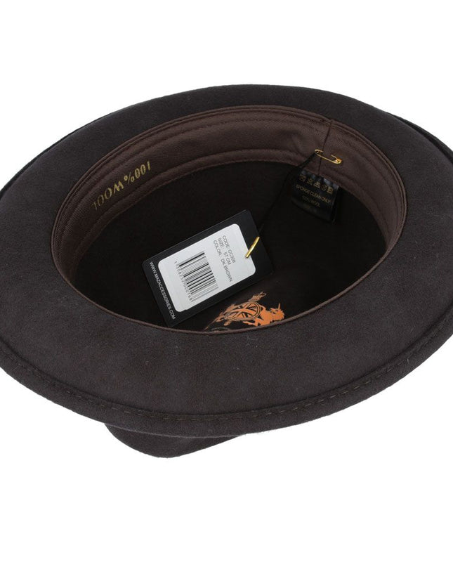 Men C-Crown Wool Trilby Hat