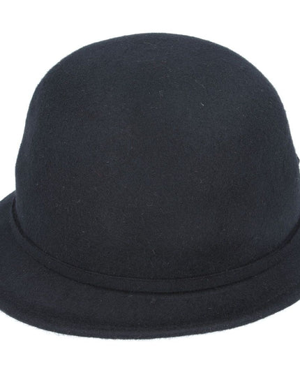 Women Rose Wool Cloche Hat Dressing Vintage Hat