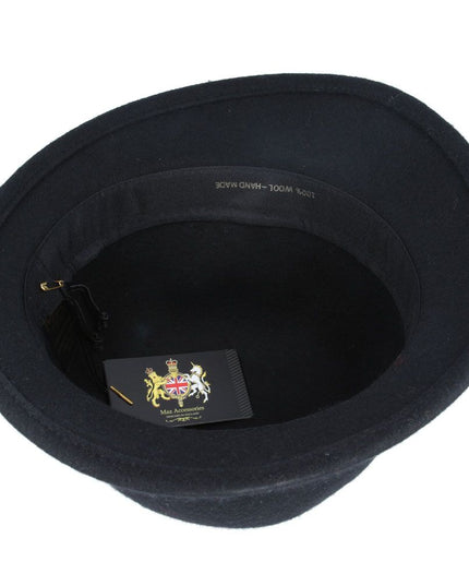 Women Rose Wool Cloche Hat Dressing Vintage Hat