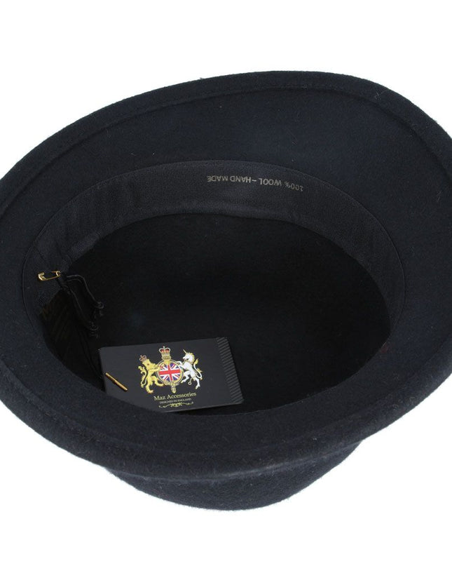 Women Rose Wool Cloche Hat Dressing Vintage Hat