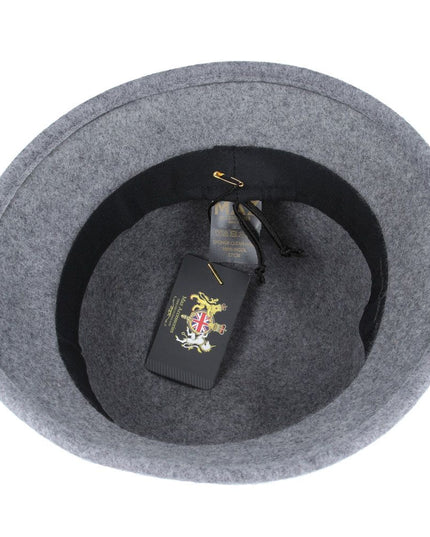 Women Cloche Hat Crushable Wool Felt With Floral Band