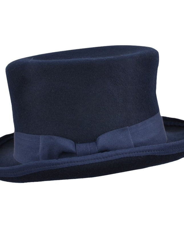 Crushable Soft Top Hat 100% Wool Felt Topper Dressage Hat