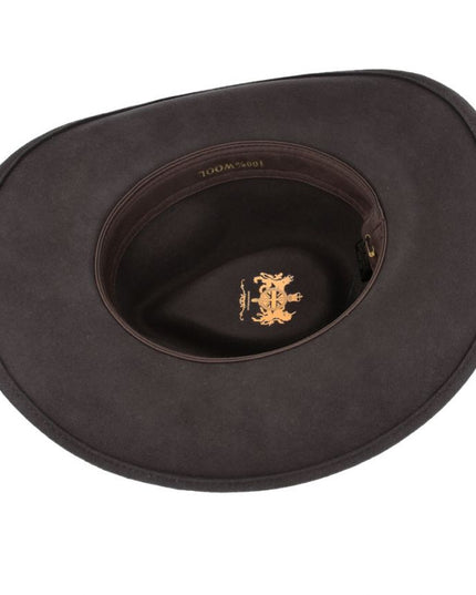 Western Cowboy Hat Crushable 100% Wool Felt Cowboy Hat