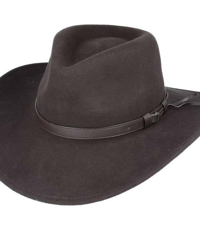 Western Cowboy Hat Crushable 100% Wool Felt