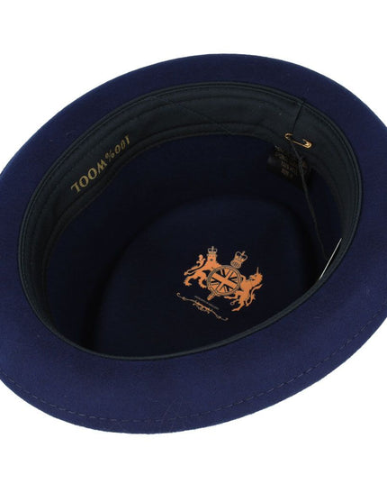 Diamond Crown Wool Pork Pie Hat