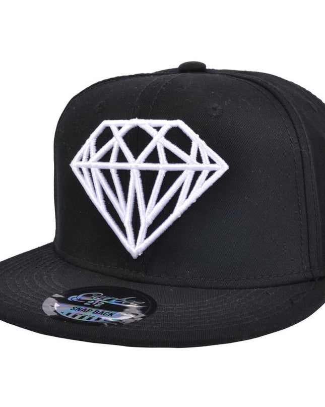 Carbon212 Diamond Logo Snapback Cap