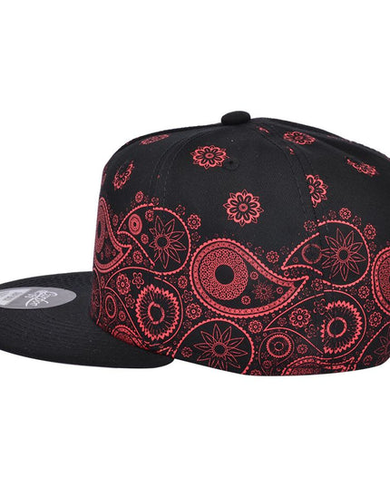 Paisley Print Snapback Cap