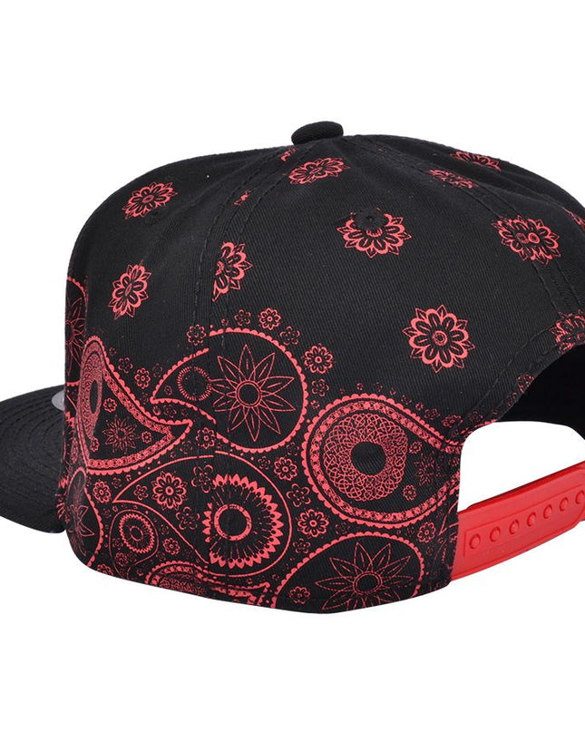 Paisley Print Snapback Cap