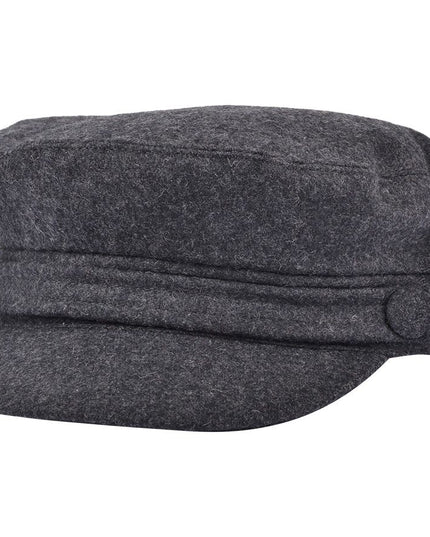 Wool Felt Breton Hat Fisherman Fiddler Captain's Cap