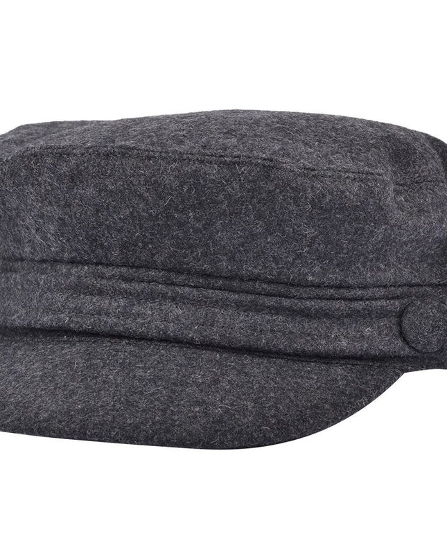 Wool Felt Breton Hat Fisherman Fiddler Captain's Cap