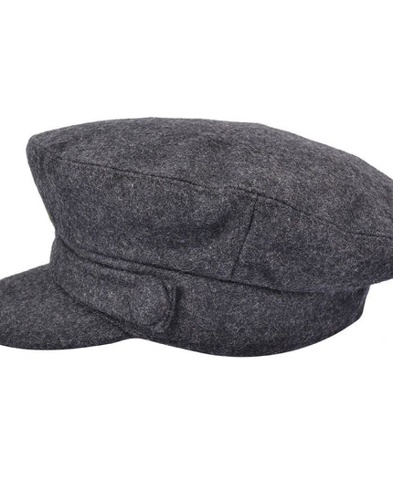 Wool Felt Breton Hat Fisherman Fiddler Captain's Cap