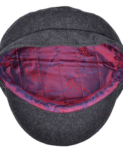 Wool Felt Breton Hat Fisherman Fiddler Captain's Cap