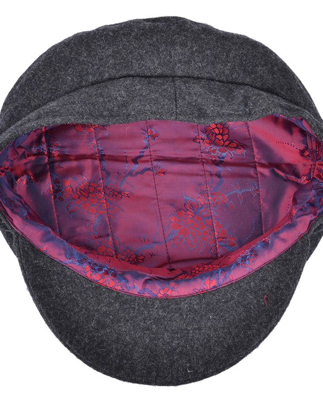 Wool Felt Breton Hat Fisherman Fiddler Captain's Cap