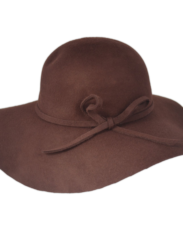 Women Floppy Hat 100% Wool Crushable Wide Brim Cloche Hat