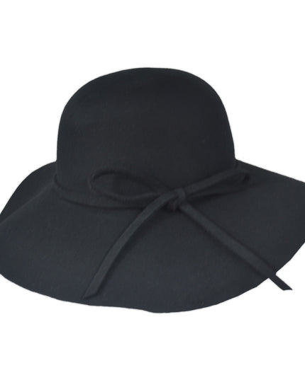 Women Floppy Hat 100% Wool Crushable Wide Brim Cloche Hat