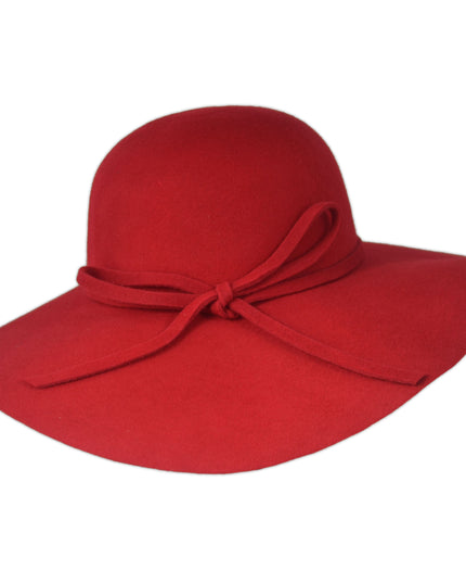 Women Floppy Hat 100% Wool Crushable Wide Brim Cloche Hat