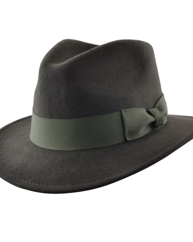 Indiana Jones Fedora Hat Crushable Wool Felt Fedora Hat