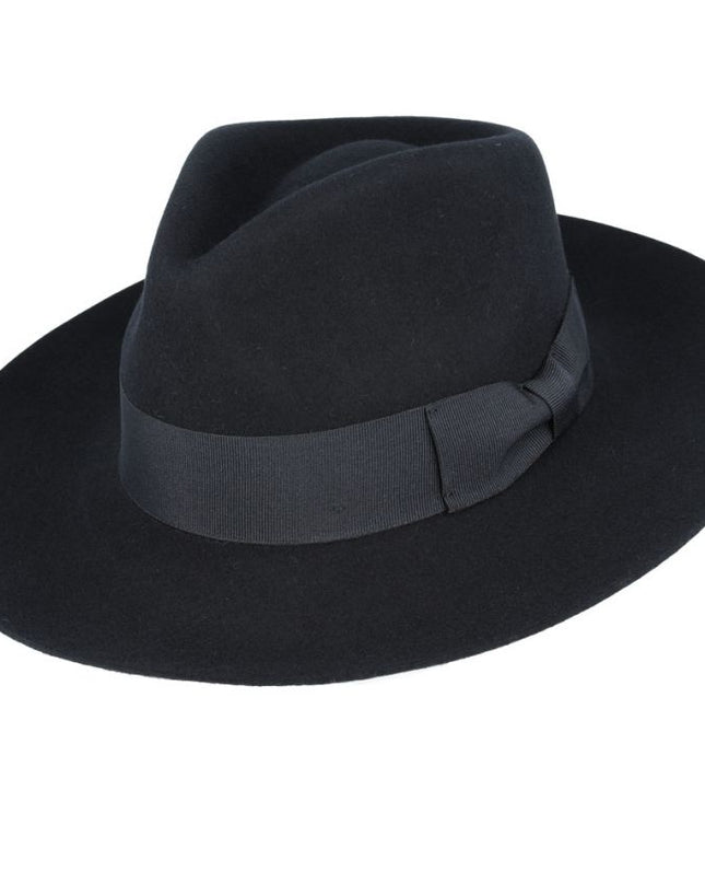 Gladwin Bond Grace Stiff Brim Wool Fedora Hat