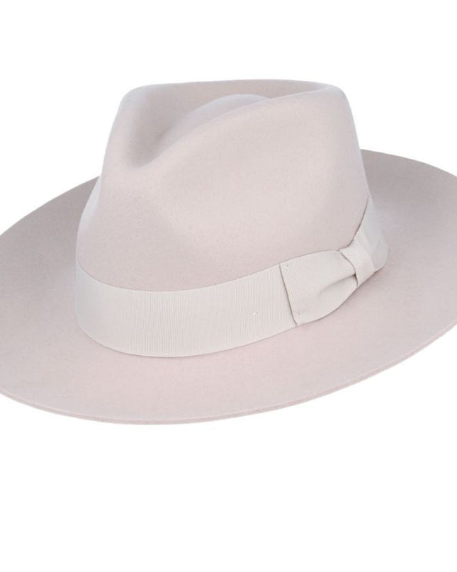 Gladwin Bond Grace Stiff Brim Wool Fedora Hat