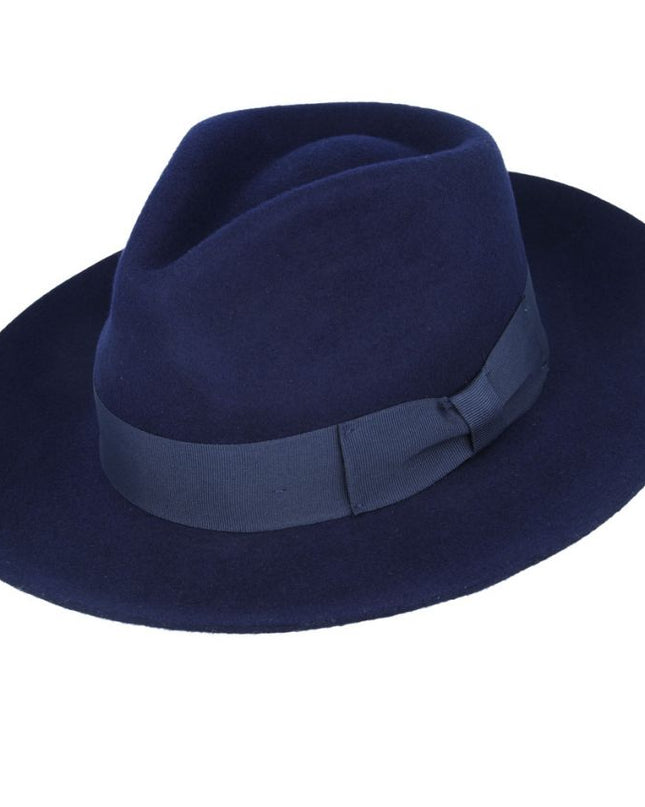Gladwin Bond Grace Stiff Brim Wool Fedora Hat