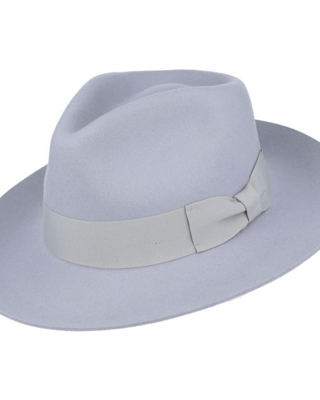 Gladwin Bond Grace Stiff Brim Wool Fedora Hat