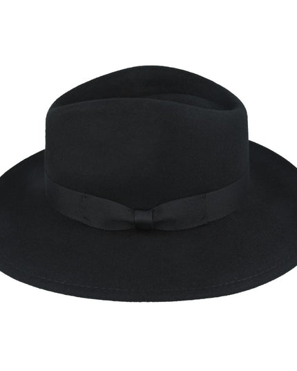 Wide Brim Fedora Hat Crushable Wool Felt