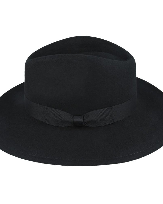 Wide Brim Fedora Hat Crushable Wool Felt