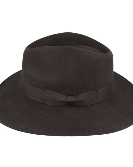 Wide Brim Fedora Hat Crushable Wool Felt