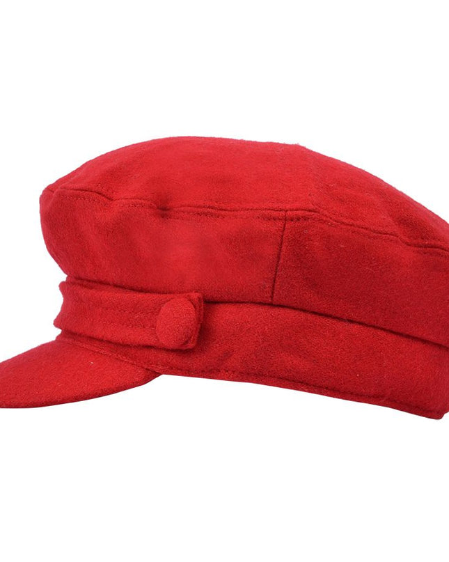 Wool Felt Breton Hat Fisherman Fiddler Captain's Cap