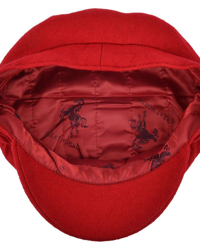 Wool Felt Breton Hat Fisherman Fiddler Captain's Cap