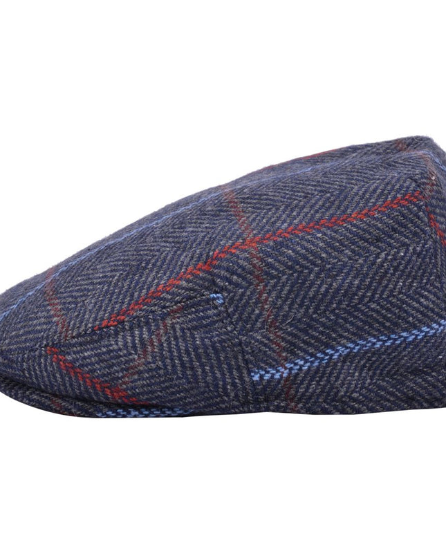Men Over Check Herringbone Flat Caps