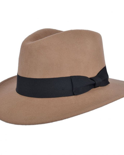 Indiana Jones Fedora Hat Crushable Wool Felt Fedora Hat
