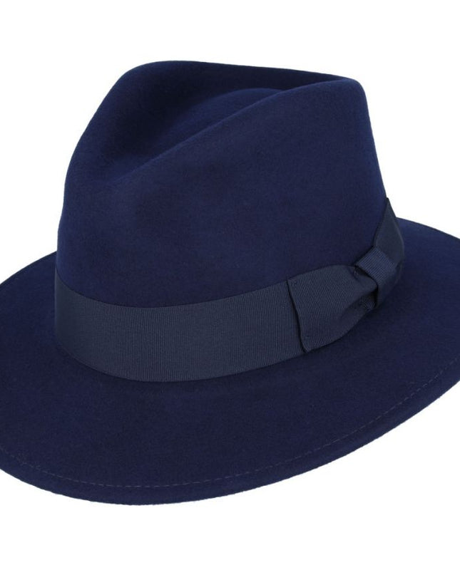 Indiana Jones Fedora Hat Crushable Wool Felt Fedora Hat