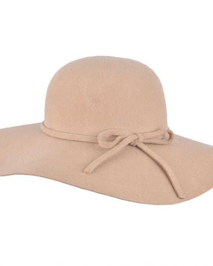 Women Floppy Hat 100% Wool Crushable Wide Brim Cloche Hat