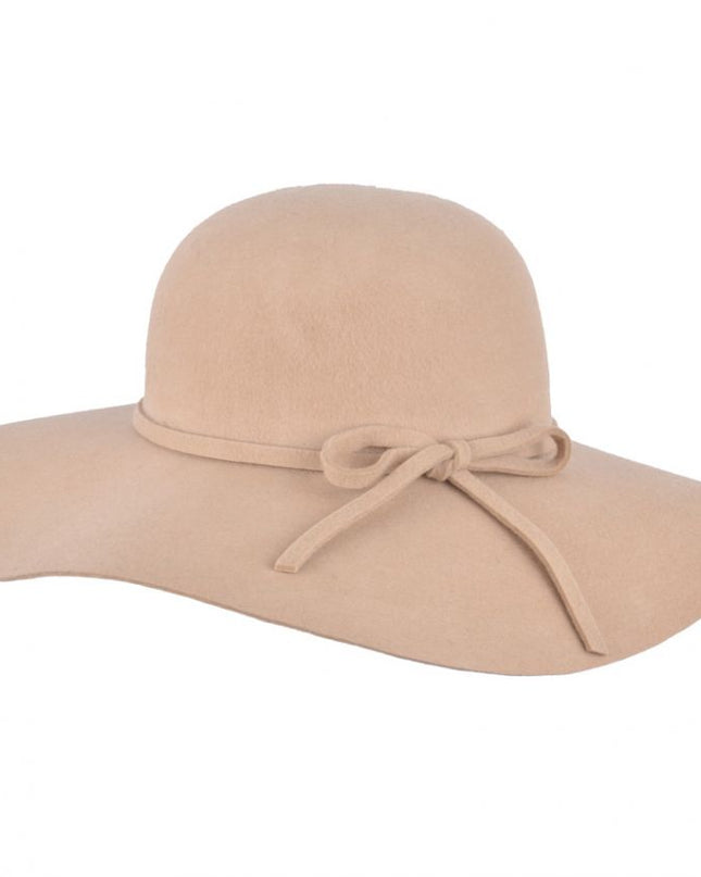 Women Floppy Hat 100% Wool Crushable Wide Brim Cloche Hat