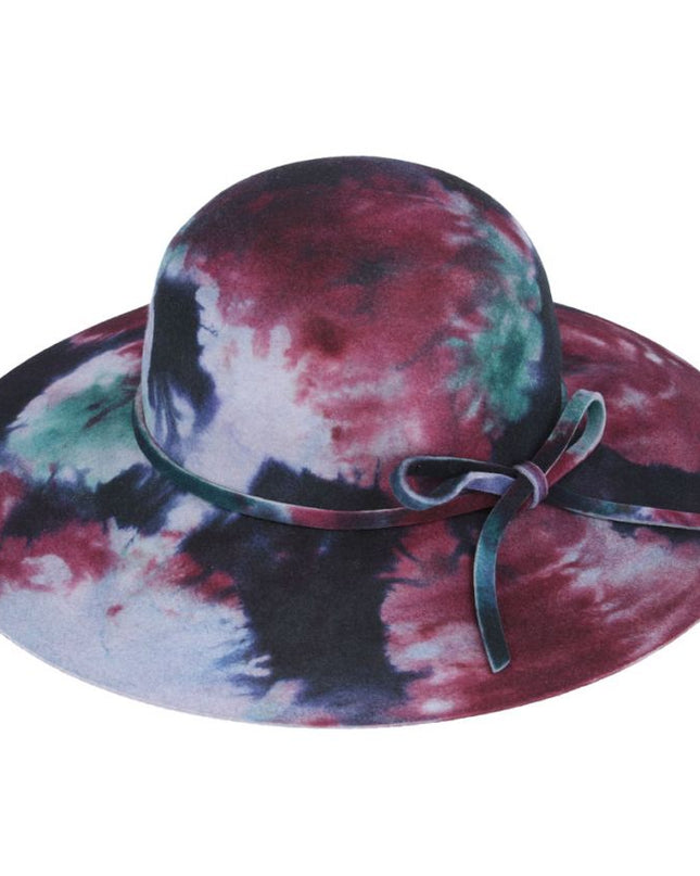Women Floppy Hat 100% Wool Crushable Wide Brim Cloche Hat