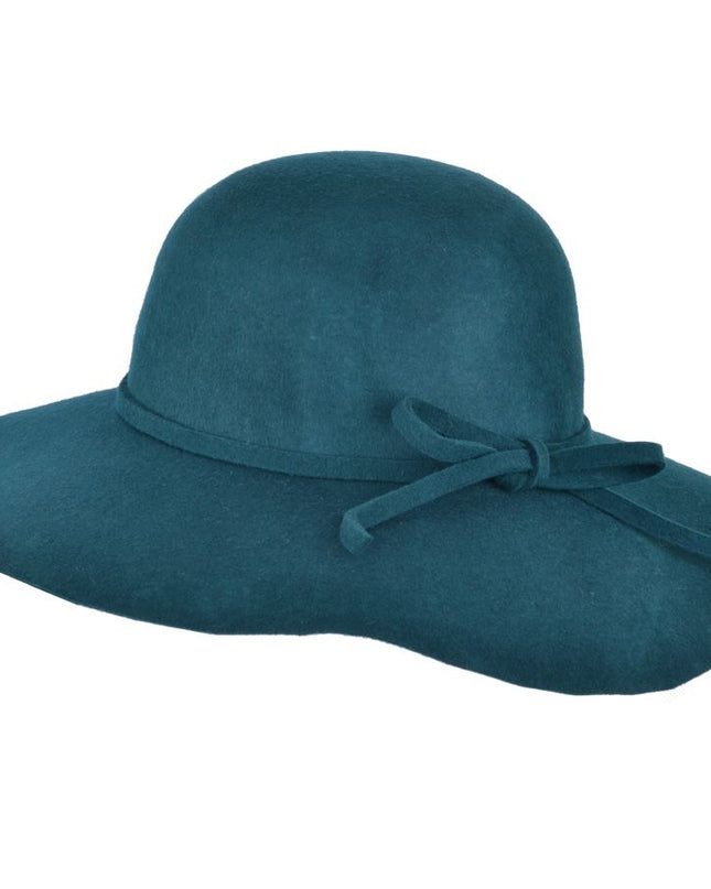 Women Floppy Hat 100% Wool Crushable Wide Brim Cloche Hat